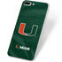 University of Miami Green Jersey iPhone 8 Plus Skin