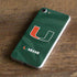 University of Miami Green Jersey iPhone 8 Skin
