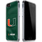 University of Miami Green Jersey iPhone SE (2nd & 3rd Gen) Clear Case