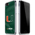 University of Miami Green Jersey iPhone SE (2nd & 3rd Gen) Clear Case