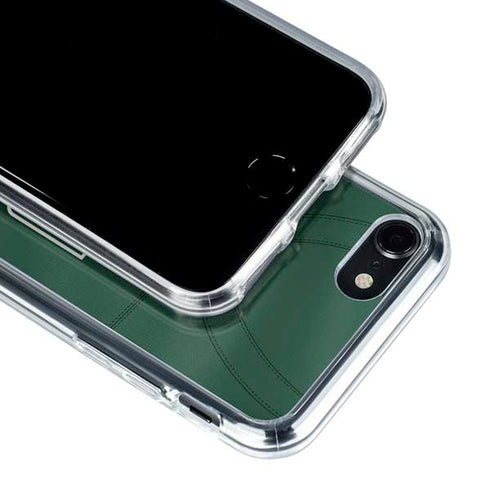 University of Miami Green Jersey iPhone SE (2nd & 3rd Gen) Clear Case