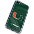 University of Miami Green Jersey iPhone SE (2nd & 3rd Gen) Clear Case