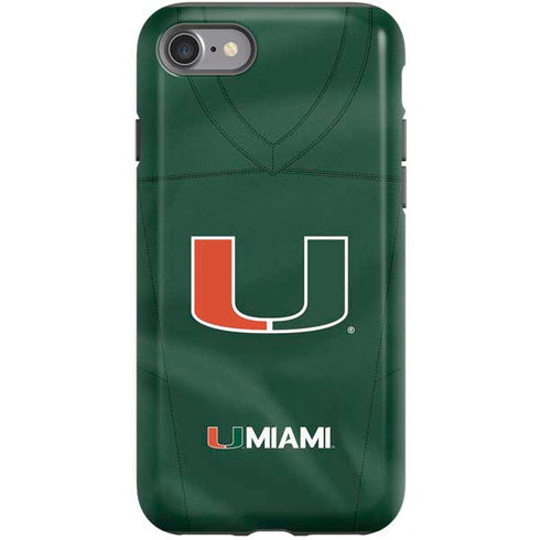University of Miami Green Jersey iPhone SE (2nd & 3rd Gen) Pro Case