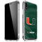 University of Miami Green Jersey iPhone XR Clear Case