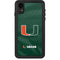 University of Miami Green Jersey iPhone XR Waterproof Case