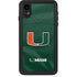 University of Miami Green Jersey iPhone XR Waterproof Case