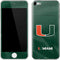 University of Miami Green Jersey Apple iPod Skin