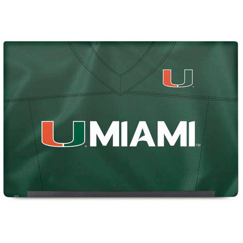 University of Miami Green Jersey Dell Latitude Skin