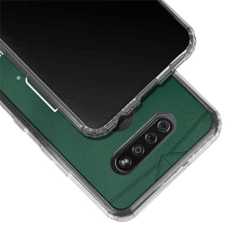 University of Miami Green Jersey LG K51/Q51 Clear Case