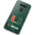 University of Miami Green Jersey LG K51/Q51 Clear Case