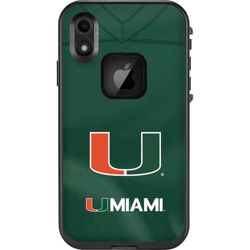 University of Miami Green Jersey LifeProof Fre iPhone Skin