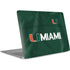 University of Miami Green Jersey Apple MacBook Air Skin