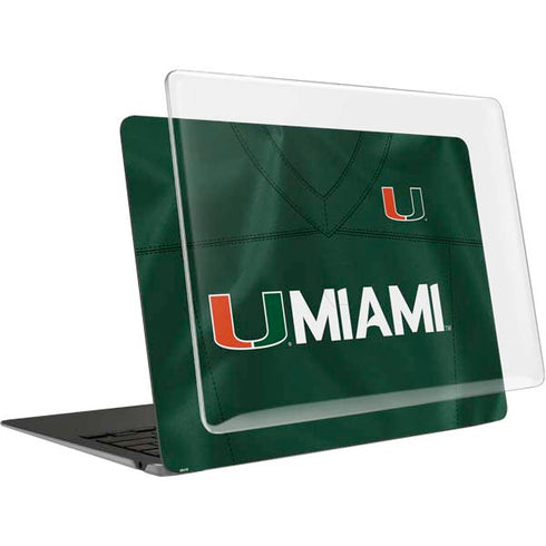 University of Miami Green Jersey MacBook Air 15in (2023-2025) Case plus Skin
