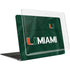 University of Miami Green Jersey MacBook Air 15in (2023-2025) Case plus Skin