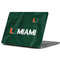 University of Miami Green Jersey Apple MacBook Pro 13-inch Skin