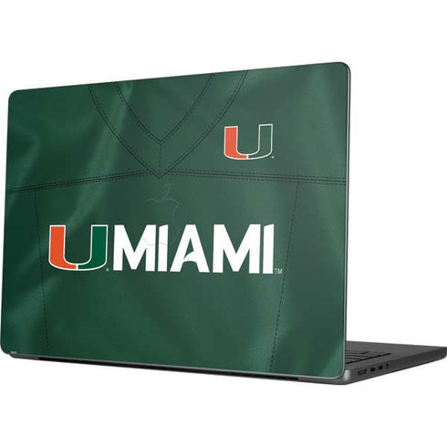 University of Miami Green Jersey MacBook Pro 14in (2021-24) Skin