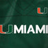University of Miami Green Jersey MacBook Skins
