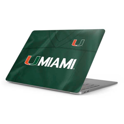 University of Miami Green Jersey Apple MacBook Pro 16-inch Skin