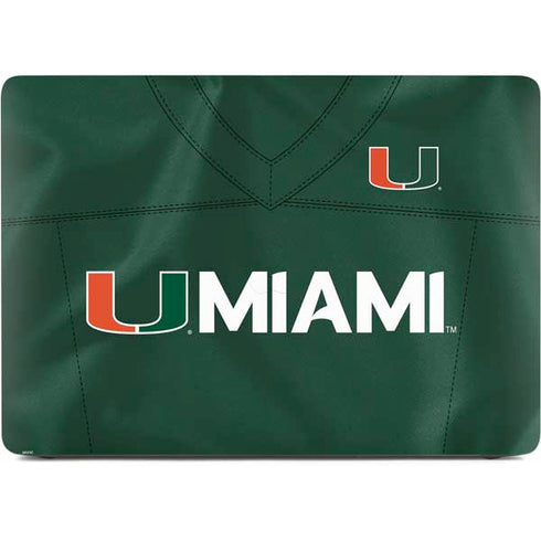 University of Miami Green Jersey Apple MacBook Pro 16-inch Skin