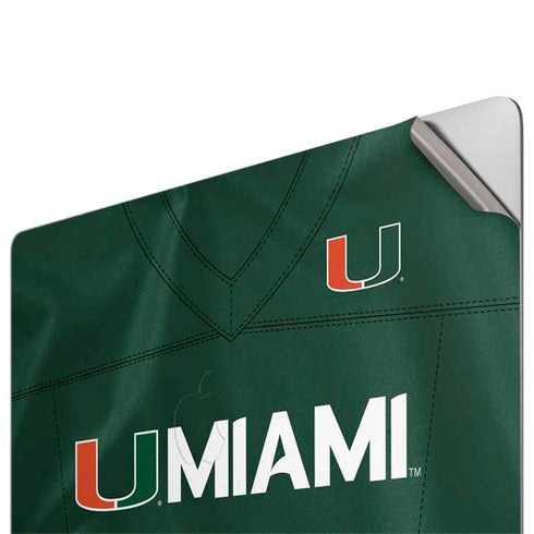 University of Miami Green Jersey Apple MacBook Pro 16-inch Skin