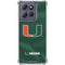 University of Miami Green Jersey Moto G 5G (2025) Clear Case