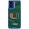 University of Miami Green Jersey Moto G 5G (2024) Clear Case
