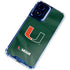 University of Miami Green Jersey Moto G 5G (2024) Clear Case