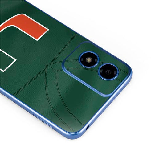 University of Miami Green Jersey Moto G Play 4G (2024) Skin