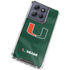 University of Miami Green Jersey Moto G Power 5G (2025) Clear Case