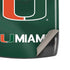 University of Miami Green Jersey Motorola RAZR Skin