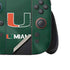 University of Miami Green Jersey Nintendo Switch 2 (2025) Joy-Con Controller Skin