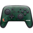 University of Miami Green Jersey Nintendo Switch 2 (2025) Pro Controller Skin