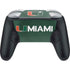 University of Miami Green Jersey Nintendo Switch 2 (2025) Pro Controller Skin