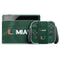 University of Miami Green Jersey Nintendo Switch OLED (2021) Skin