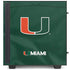 University of Miami Green Jersey NZXT H510 Compact ATX Mid-Tower Case Skin