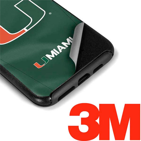University of Miami Green Jersey Otterbox Symmetry iPhone Skin