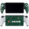 University of Miami Green Jersey PlayStation Portal Remote Player Skin