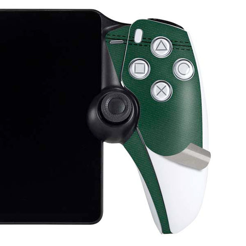 University of Miami Green Jersey PlayStation Portal Remote Player Skin