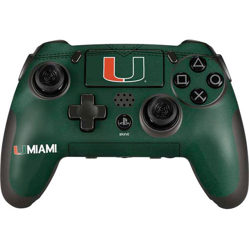 University of Miami Green Jersey PlayStation Scuf Vantage 2 Controller Skin