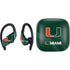 University of Miami Green Jersey PowerBeats Pro Skin