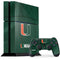 University of Miami Green Jersey PS4 Console and Controller Bundle Skin