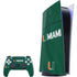 University of Miami Green Jersey PlayStation PS5 Skins