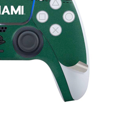 University of Miami Green Jersey PS5 Bundle Skin