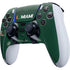 University of Miami Green Jersey PS5 DualSense Edge Pro Controller Skin
