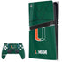 University of Miami Green Jersey PlayStation PS5 Skins