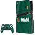 University of Miami Green Jersey PlayStation PS5 Skins