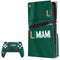 University of Miami Green Jersey PS5 Pro Disk Bundle Skin