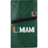 University of Miami Green Jersey PS5 Pro Disk Console Skin