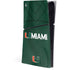 University of Miami Green Jersey PS5 Slim Digital Edition Console Skin