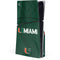 University of Miami Green Jersey PS5 Slim Disk Console Skin